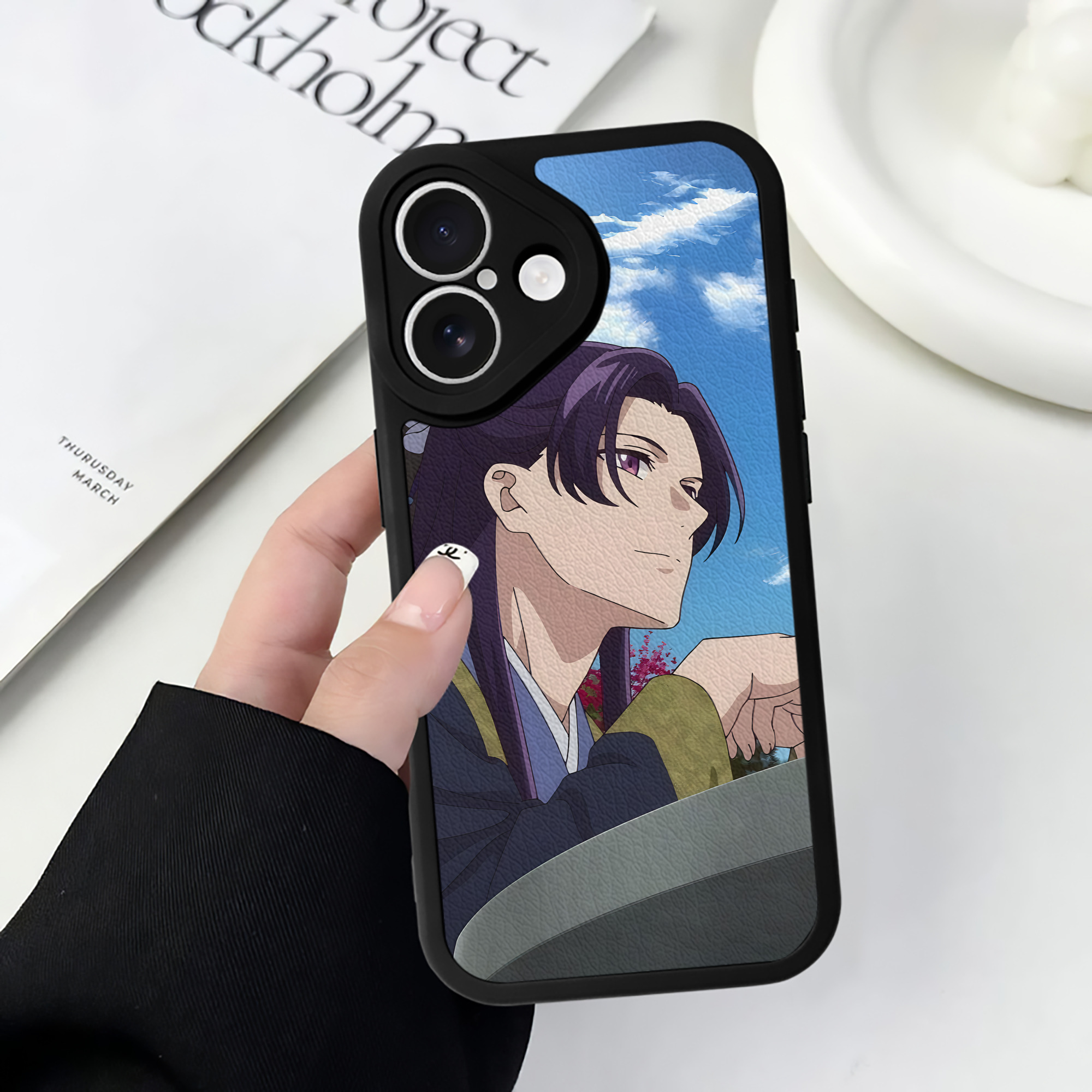 薬屋のひとりごと The Apothecary Diaries 【iPhone 16シリーズ対応】シリコンスマホケース（レザー調） 材質：シリコン